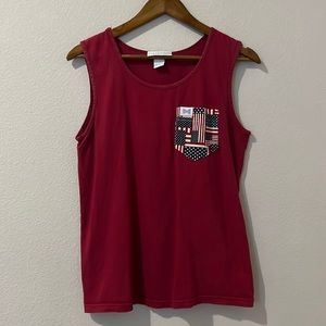 Fraternity Collection Patriotic Tank Size S